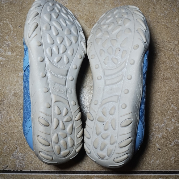 Athletic Works Women's Blue Low bungee Sneakers Size 6 - Picture 5 of 5